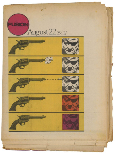 Fusion Magazine No 15 1969 Arthur Lee Aaron Russo interview John Wayne Bob Dylan