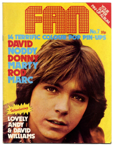 Fan Magazine No 7 David Cassidy Slade Noddy Holder Michael Jackson Marc Bolan Rod Stewart Osmonds