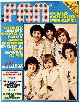 Fan Magazine Issue No 19 Rod Stewart David Essex Osmonds Gary Glitter Band