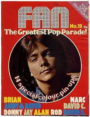 Fan Magazine Issue No 18 Sweet Marc Bolan Rod Stewart Osmonds David Essex Cassidy