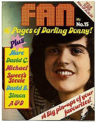 Fan Magazine No 15 November 1973 David Bowie Sweet Steve Preist Marc Bolan Donny Osmond Michael