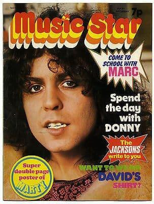 Music Star Magazine 12 May 1973 T Rex David Cassidy Simon Turner Jim Lea Argent Labi Siffre