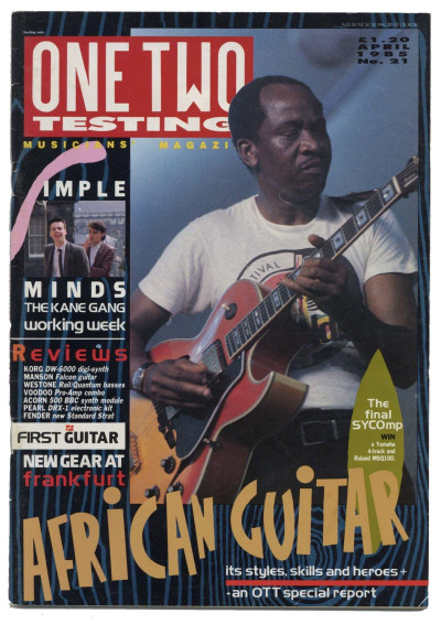 One Two Testing Magazine April 1985 Simple Minds Working Week Orchestra Jazira Big Country Kane Gang