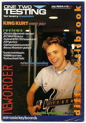 One Two Testing Magazine July 1984 New Order Brian Wilson Keith Emerson Squeeze Difford Tillbrook