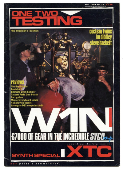 One Two Testing Magazine November 1984 Cocteau Twins Robin Guthrie Stranglers Hugh Cornwall