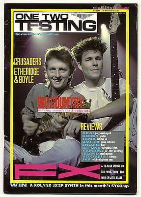 One Two Testing Magazine December 1984 Brian Eno SPK Big Country John Etheridge Gary Boyle