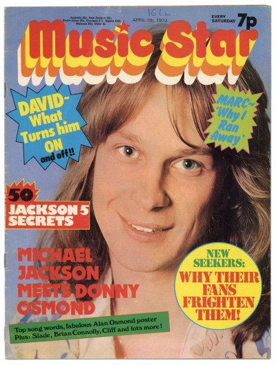 Music Star Magazine 7 April 1973 Sweet Marc Bolan Slade David Cassidy Eric Clapton Michael Jackson