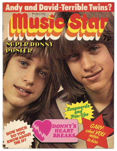 Music Star Magazine 5 May 1973 David Bowie Brian Eno Michael Jackson 5 Donny Osmond Gary Glitter