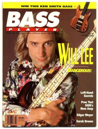 Bass Player Magazine Fall 1990 Will Lee Edgar Meyer Sarah Brown SWR Amp