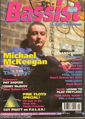 Bassist Magazine Vol 1 No 9 Jul 1995 Michael McKeegan of Therapy