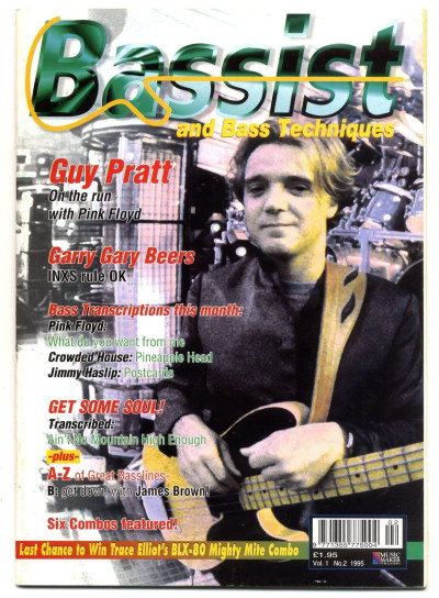 Bassist Magazine Vol 1 No 2 Dec 1995 Guy Pratt Pink Floyd Garry Beers INXS
