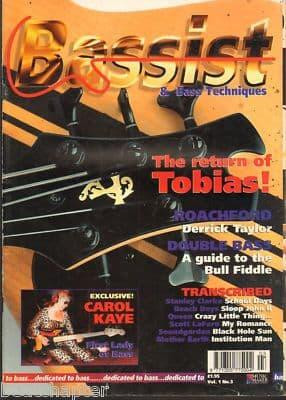 Bassist Magazine Vol 1 No 3 Jan 1995 Carol Kaye Derek Taylor Queen Soundgarden Beach Boys