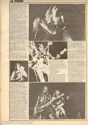 Alice Cooper Great 3 page original Vintage Music Press Article 1972