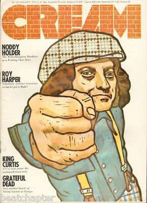 Cream UK Magazine No 20 January 1973 Noddy Holder of Slade Roy Harper King Curtis Grateful Dead