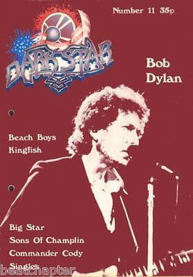 Dark Star Magazine No 11 October 1977 Bob Dylan Big Star Beach Boys Kingfish Commander Cody