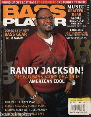 Bass Player Magazine April 2008 Randy Jackson Ike Turner Foo Fighters Jaco Pastorius