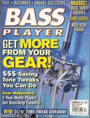 Bass Player Magazine April 2001 Disturbed Fuel Groove Collective