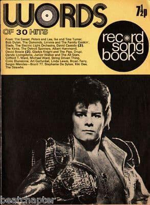 Record Song Book WORDS Magazine GARY GLITTER 1-11-1973