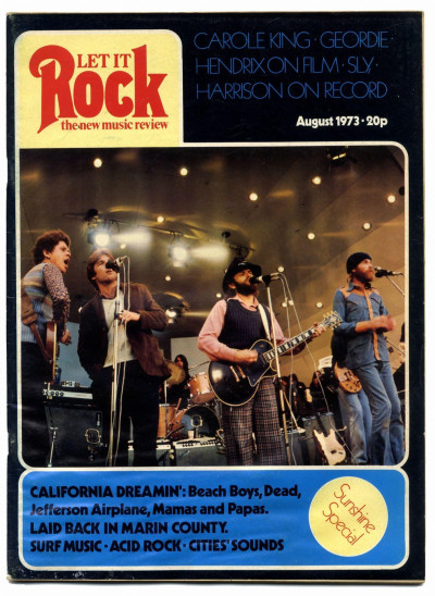 Let it Rock Magazine No 11 August 1973 Beach Boys Jimi Hendrix Carole King Jefferson Airplane Dead