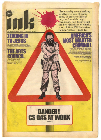 Ink Magazine The Other Newspaper No. 12, 17 July 1971 Angela Davis CS Gas Campus Crusade