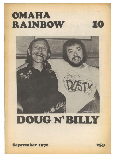 Omaha Rainbow Magazine No 10 September 1976 Doug Dillard Billy Swan Hal Blaine Lou Adler Tom Waits