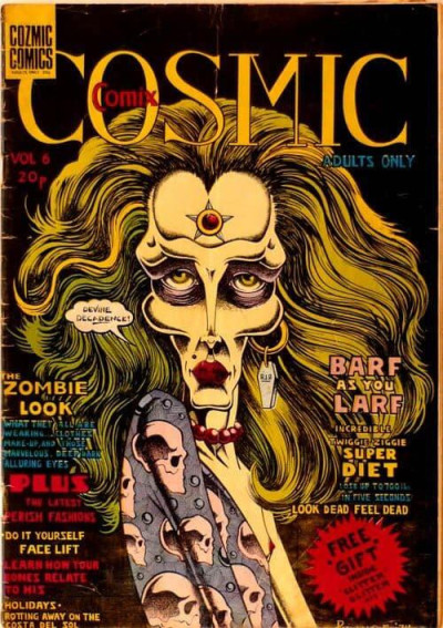COSMIC COMIX Vol 6 UK Underground Cozmic Vintage Underground Comics 1974