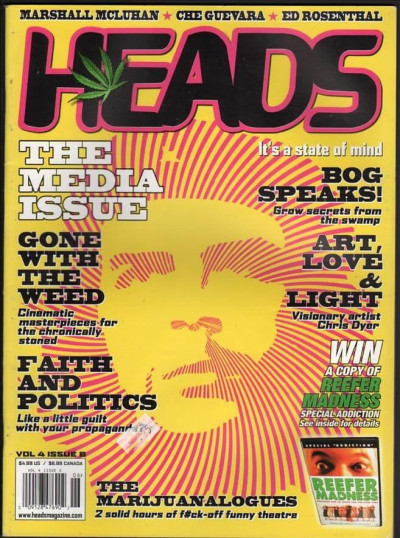 Heads Magazine Vol 4 No 6 Media Issue ft Che Guevara Ed Rosenthal Chris Dyer Marshall McLuchan