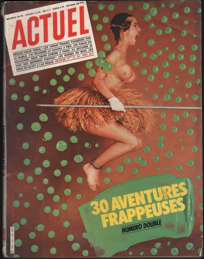 ACTUEL Double Issue 33-34 French Underground magazine 1982 ft Virgin Prunes Counter culture