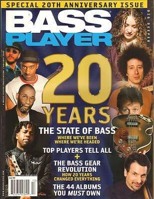 Bass Player Magazine 2008 Special 20th Anniversary Holiday Issue