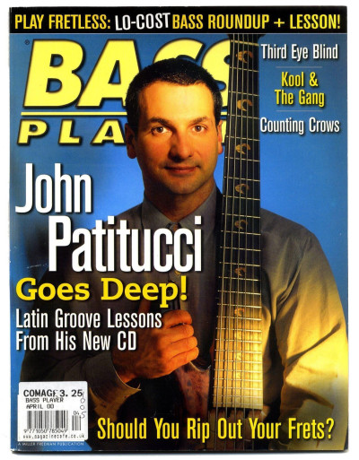 Bass Player Magazine April 2000 Third Eye Blind Counting Crows John Patitucci