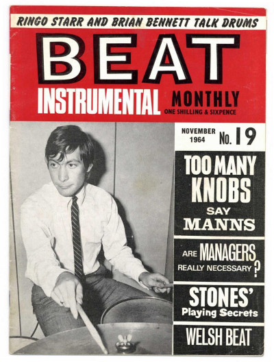 Beat Instrumental Magazine No 19 November 1964 Rolling Stones Ringo Starr George Harrison Beatles
