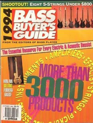 Bass Player Magazine October 1993 The 1994 Buyers Guide Amps, Effects etc