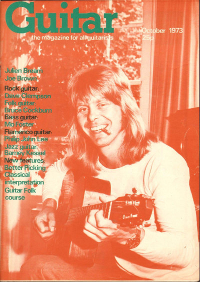 Guitar Magazine Vol 2 No 3 October 1973 Mo Foster Dave Clempson Bruce Cockburn Joe Brown