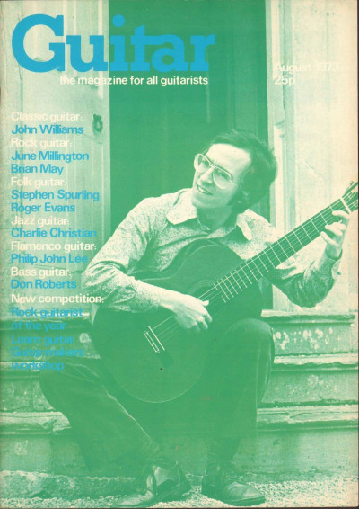 Guitar Magazine Vol 2 No 1 August 1973 Brian May June Millington Don Roberts John Williams