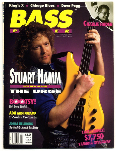 Bass Player Magazine July August 1991 Dave Pegg Charlie Haden Stuart Hamm