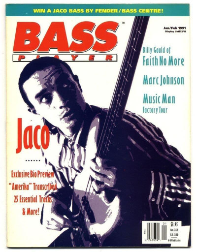 Bass Player Magazine January February 1991 Marc Johnson Billy Gould Jaco Pastorius