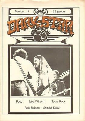Dark Star Magazine No 7 February 1977 Grateful Dead Poco Rick Roberts Mike Milhelm