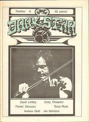 Dark Star Magazine No 8 April 1977 Jim Morrison Doors Craig Chaquico Flamin Groovies David Lindley