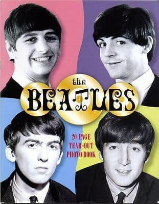 BEATLES Tear out Photo Book 1993 20 posters 23x29cm John Lennon Paul McCartney George Harrison