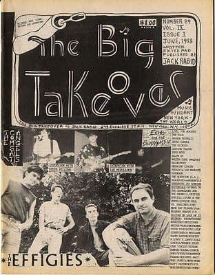 Big Takeover Magazine/Fanzine Issue No 24 Echo & The Bunnymen The Effigies Comsat Angels