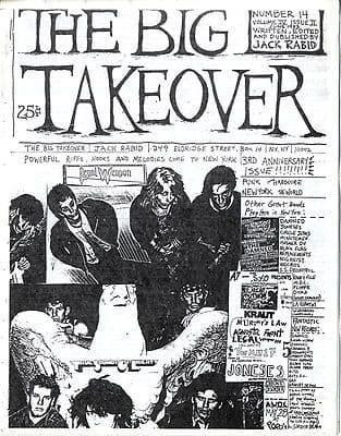 Big Takeover Magazine/Fanzine Issue No 14 TSOL Legal Weapon Damned Circle Jerks Minutemen Necros