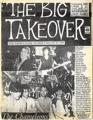 Big Takeover Magazine/Fanzine Issue No 22 New Model Army The Chameleons Wednesday Week