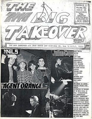 Big Takeover Magazine/Fanzine Issue No 20 Big Black Naked Raygun Red Lorry Yellow Lorry The Damned