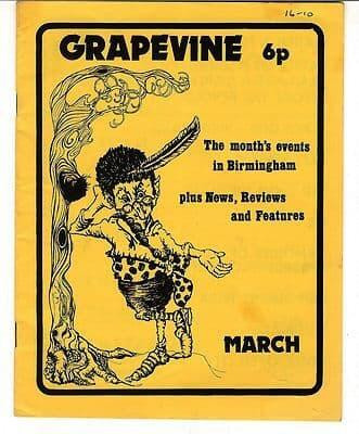 GRAPEVINE MAGAZINE ft Stackridge Interview Birmingham March 1972