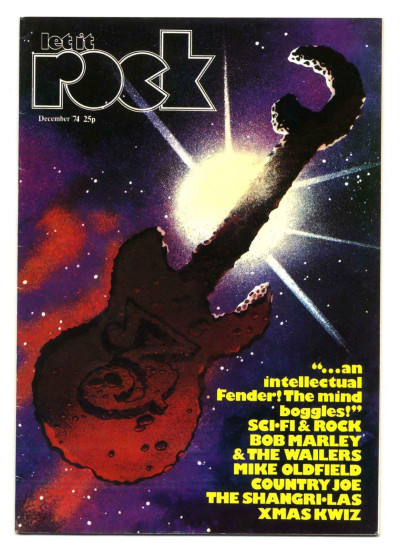 Let it Rock Magazine No 24 December 1974 Bob Marley Mike Oldfield Country Joe Frankie Miller