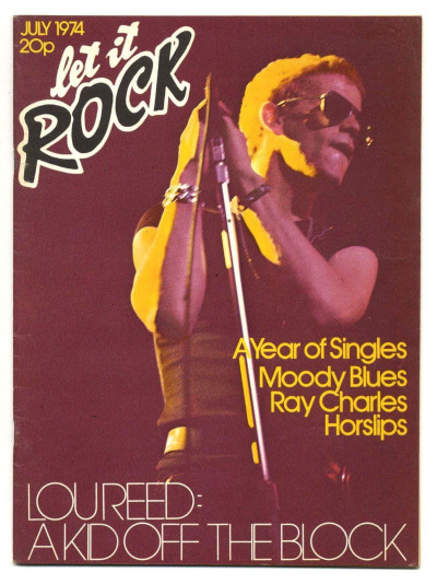 Let it Rock Magazine No 22 July 1974 Moody Blues Ray Charles Horslips Lou Reed