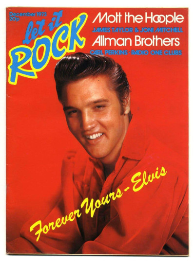 Let it Rock Magazine No 15 December 1973 Mott The Hoople Allman Brothers Elvis Presley Joni Mitchell