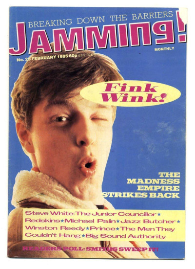 Jamming Magazine No 25 January 1986 Prince Michael Palin Redskins the Men they couldn't hang Jazz