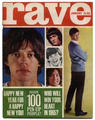 Rave Magazine No 12 January 1965 Rolling Stones PJ Proby Kinks Beatles Gene Pitney