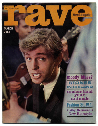 Rave Magazine March 1965 Rolling Stones Moody Blues Paul McCartney PJ Proby